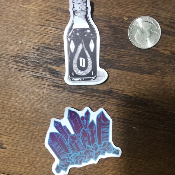 🖤 10 WITCHCRAFT/GOTHIC STICKERS 🔮 - Picture 2 of 6